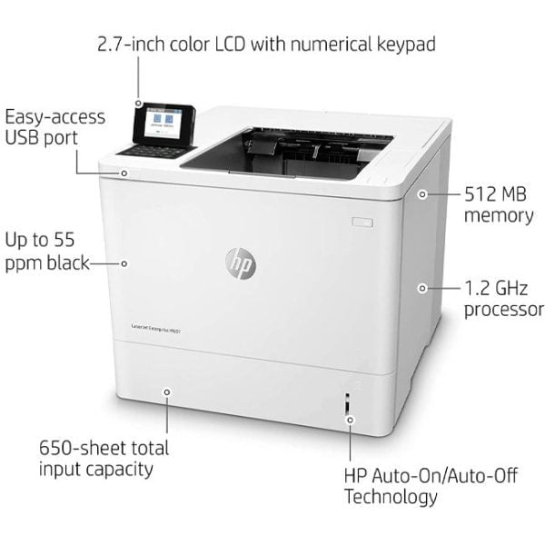 پرینتر لیزری اچ پی مدل LaserJet Enterprise M607n - تصویر 2