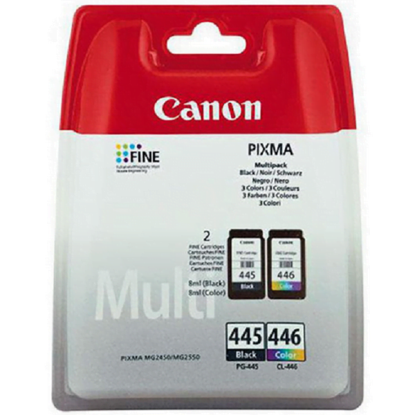 پک کارتریج کانن مدل PG-445 و CL-446