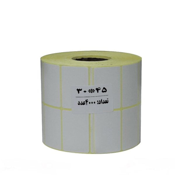 لیبل برچسب کاغذی 45×30 دو ردیفه