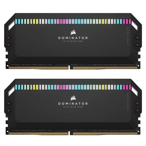 رم دسکتاپ DDR5 دو کاناله 5200 مگاهرتز CL40 کورسیر مدل Dominator Platinum RGB ظرفیت 32 گیگابایت - تصویر 2