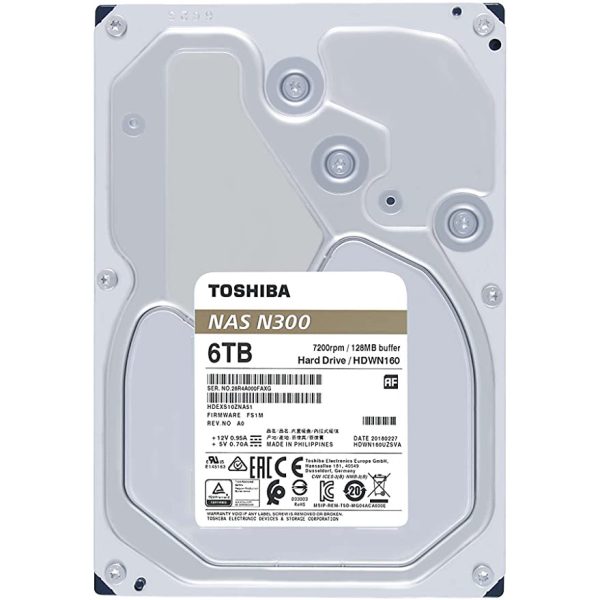 هارددیسک اینترنال توشیبا مدل N300 ظرفیت 6 ترابایت - تصویر 2