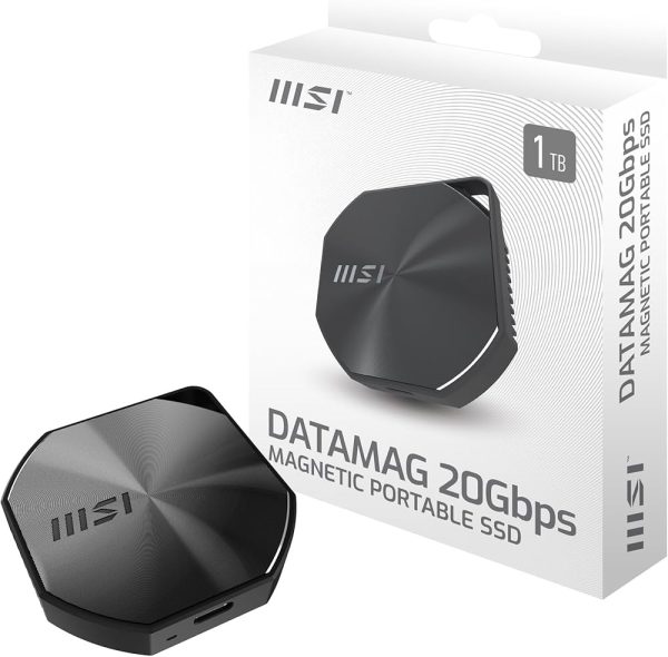 هارد اس اس دی مدل MAGNETIC PORTABLE SSD MSI 1TB DATAMAG 20GBPS - تصویر 2