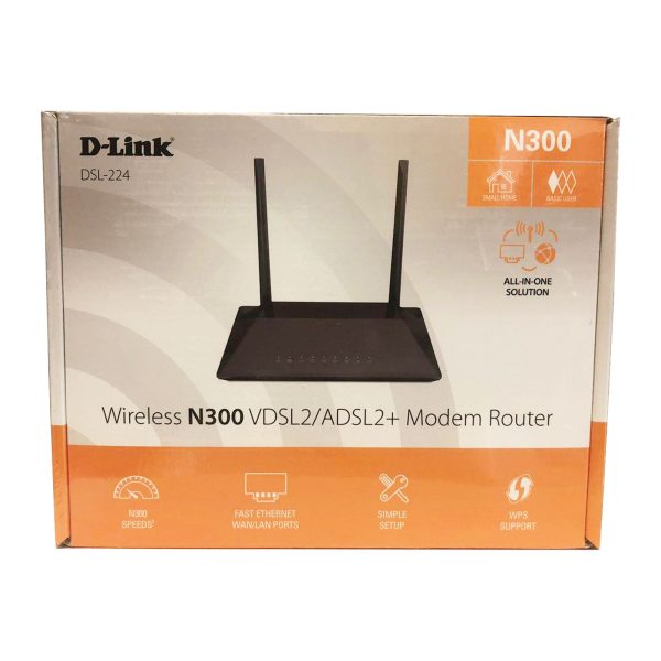مودم روتر بی سیم ADSL2 Plus و VDSL2 دی لینک مدل DSL-224 NEW - تصویر 2
